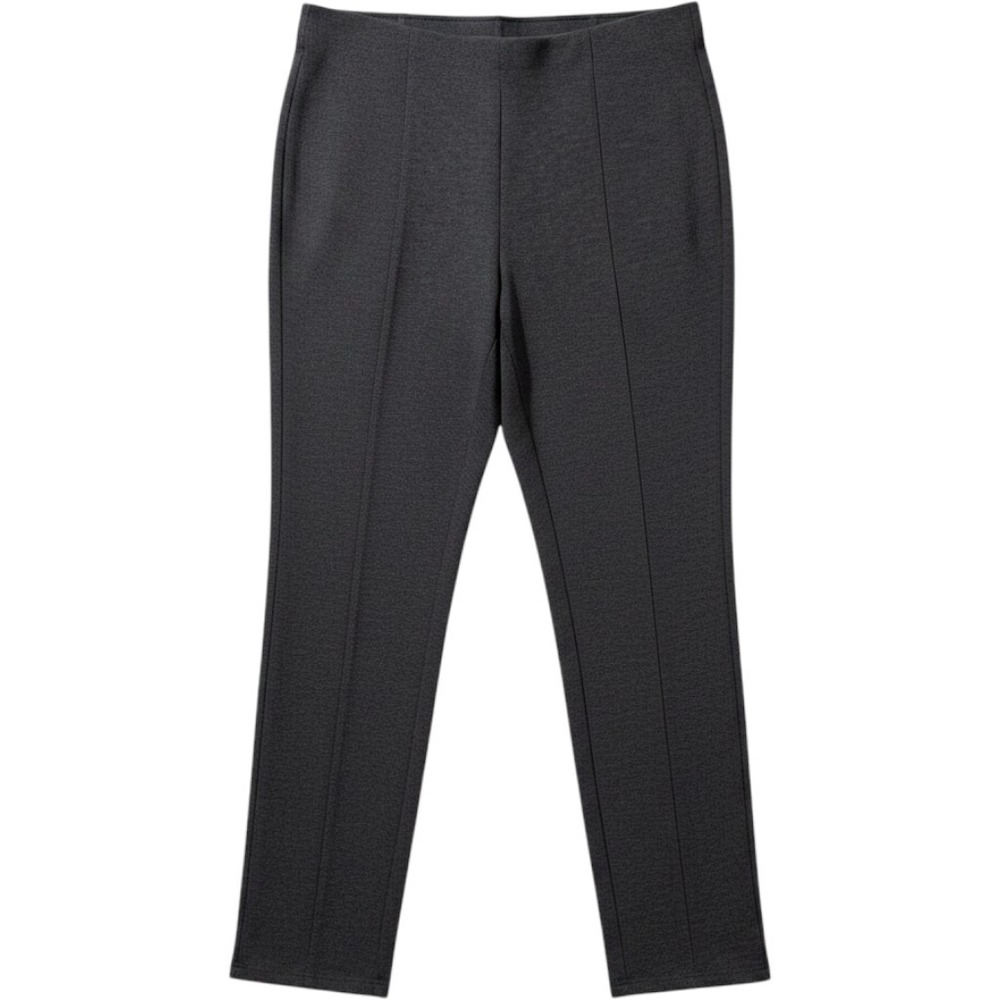 J. Jill Pima Cotton Modal Blend Seamed Leggings Dark Charcoal Gray Medium NEW